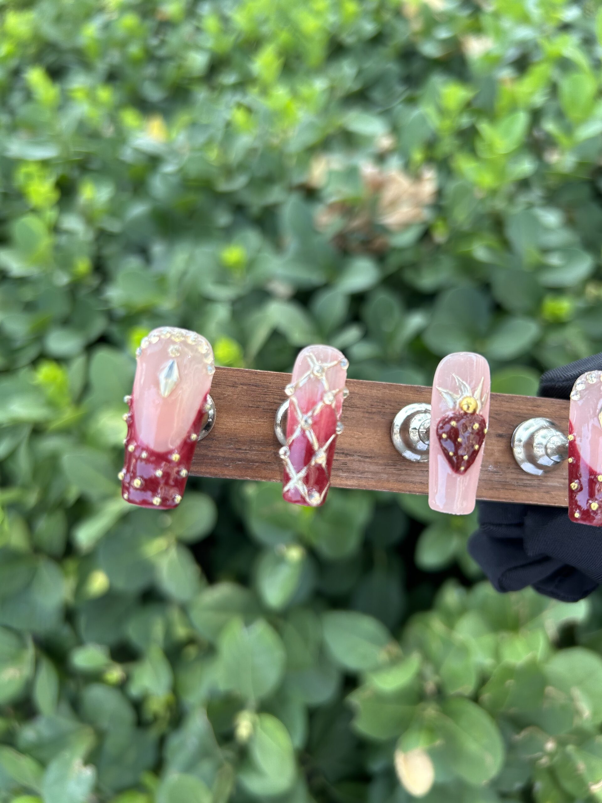 19 Spring Floral Handmade Fake Nails — image 3