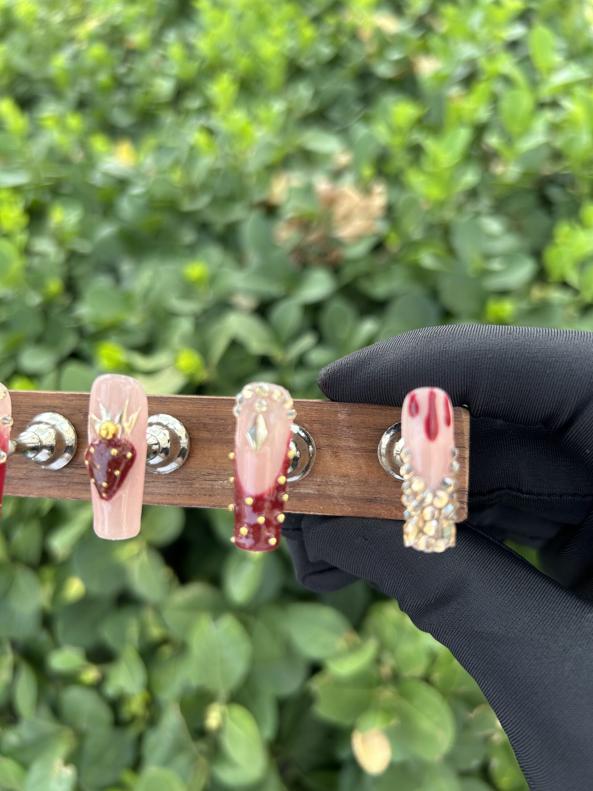 19 Spring Floral Handmade Fake Nails — image 4