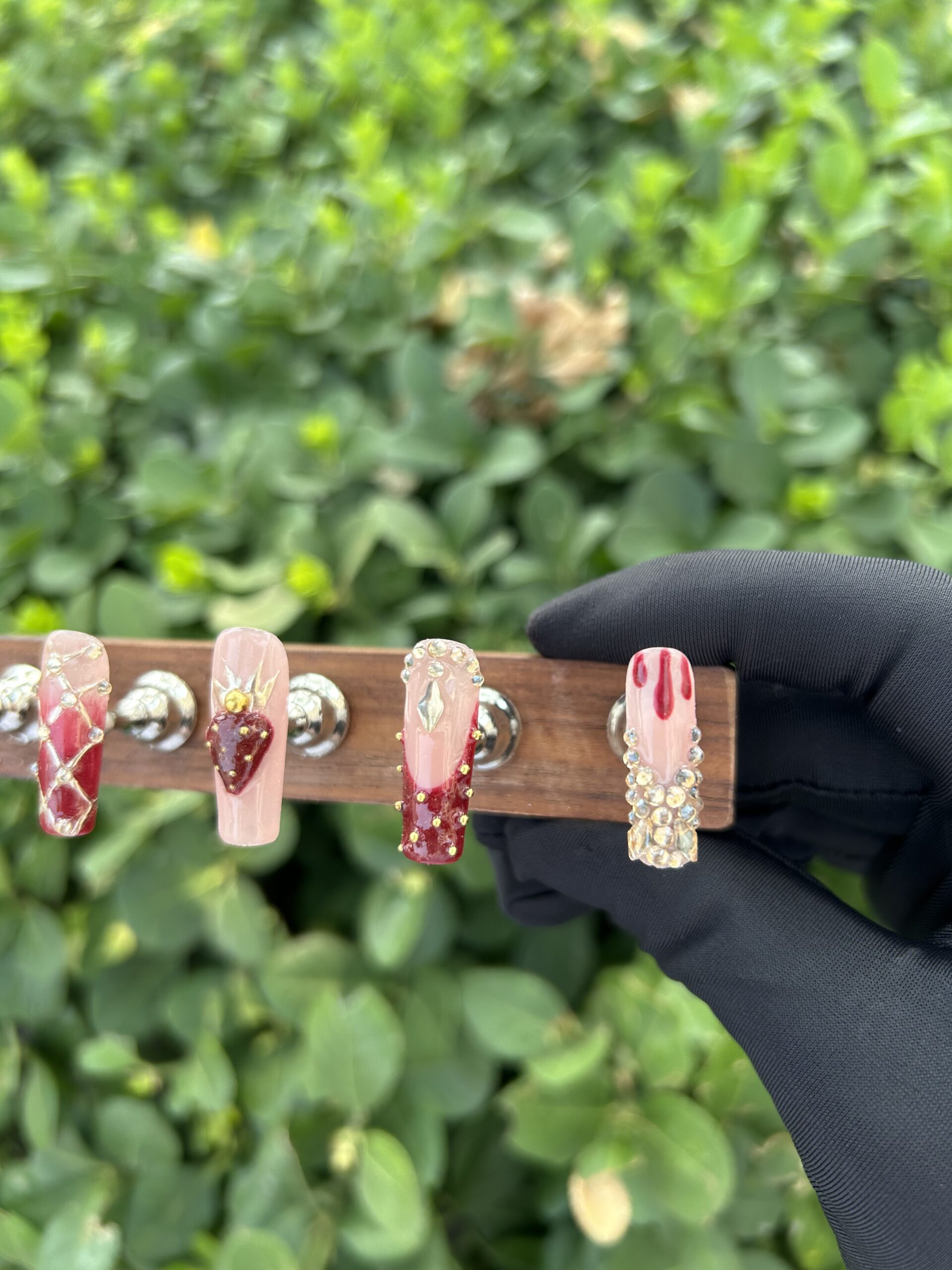 19 Spring Floral Handmade Fake Nails — image 5