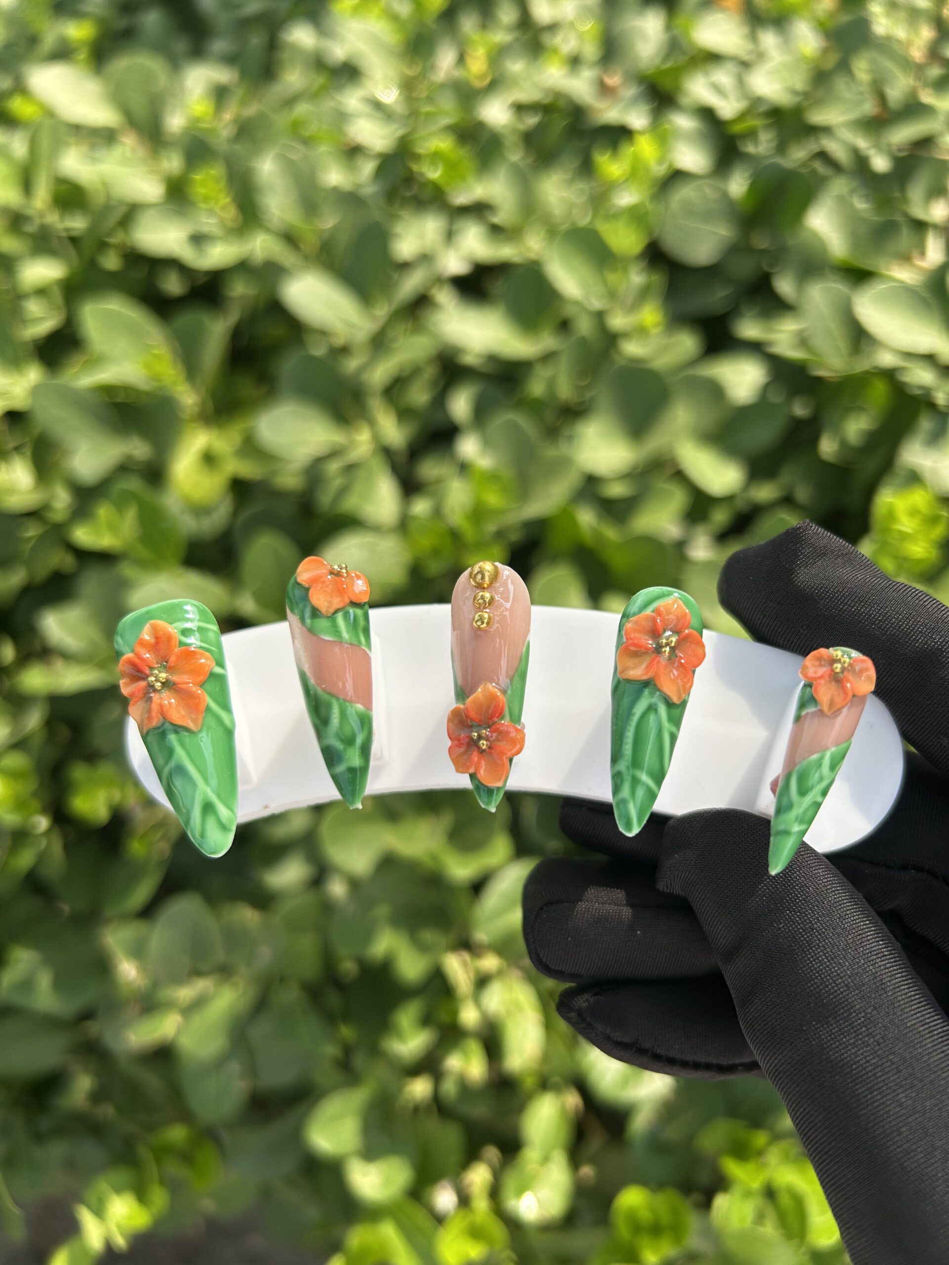 40 Orange Floral Jungle — image 1