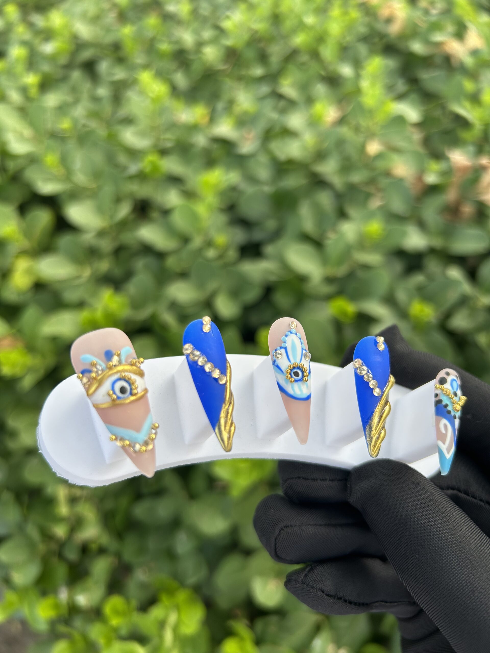 57 Blue‑Gold Evil Eye — image 4