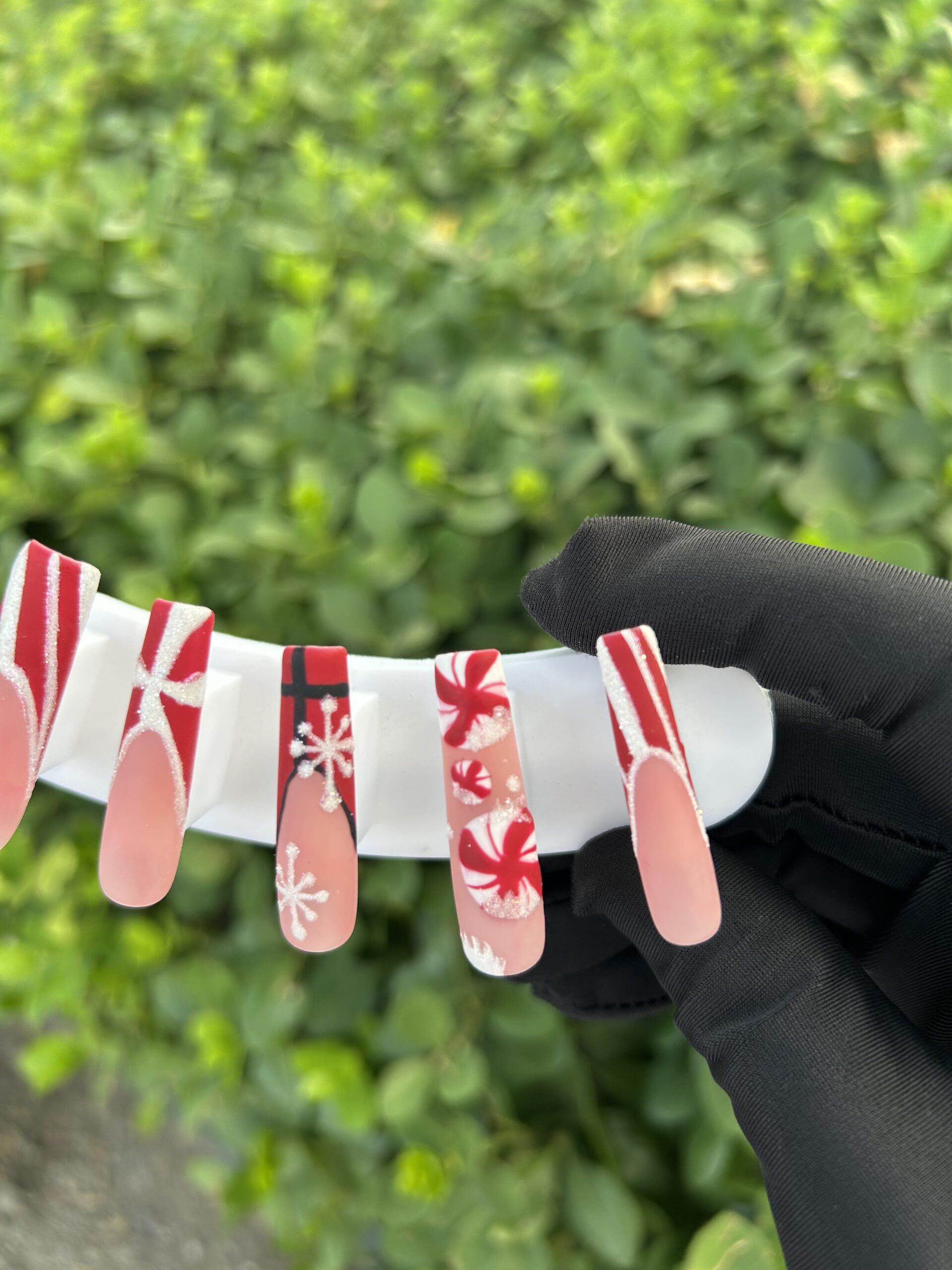 71 Christmas Candy Cane Press‑on Nails — image 2